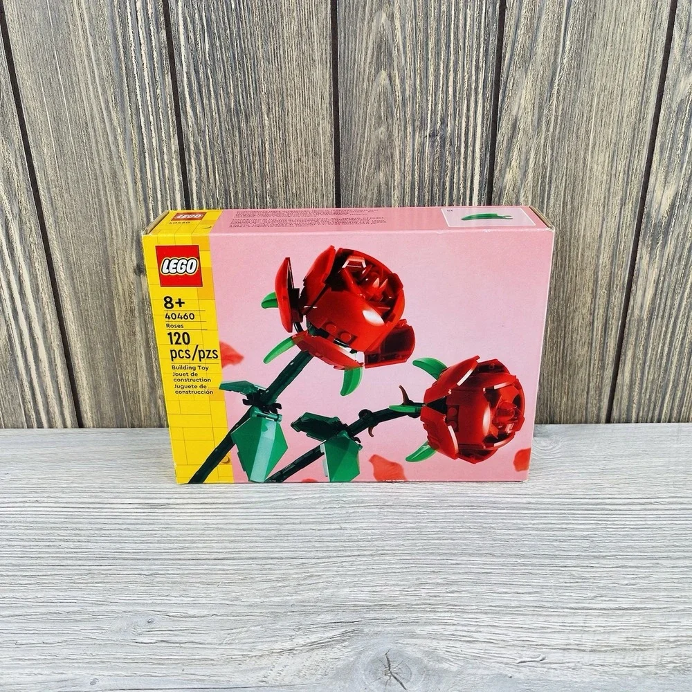Valentines Day LEGO Flowers: Roses (40460) New Sealed